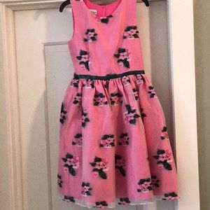 Girls pink dogwood dress by Pippa & Julie 14 NWT